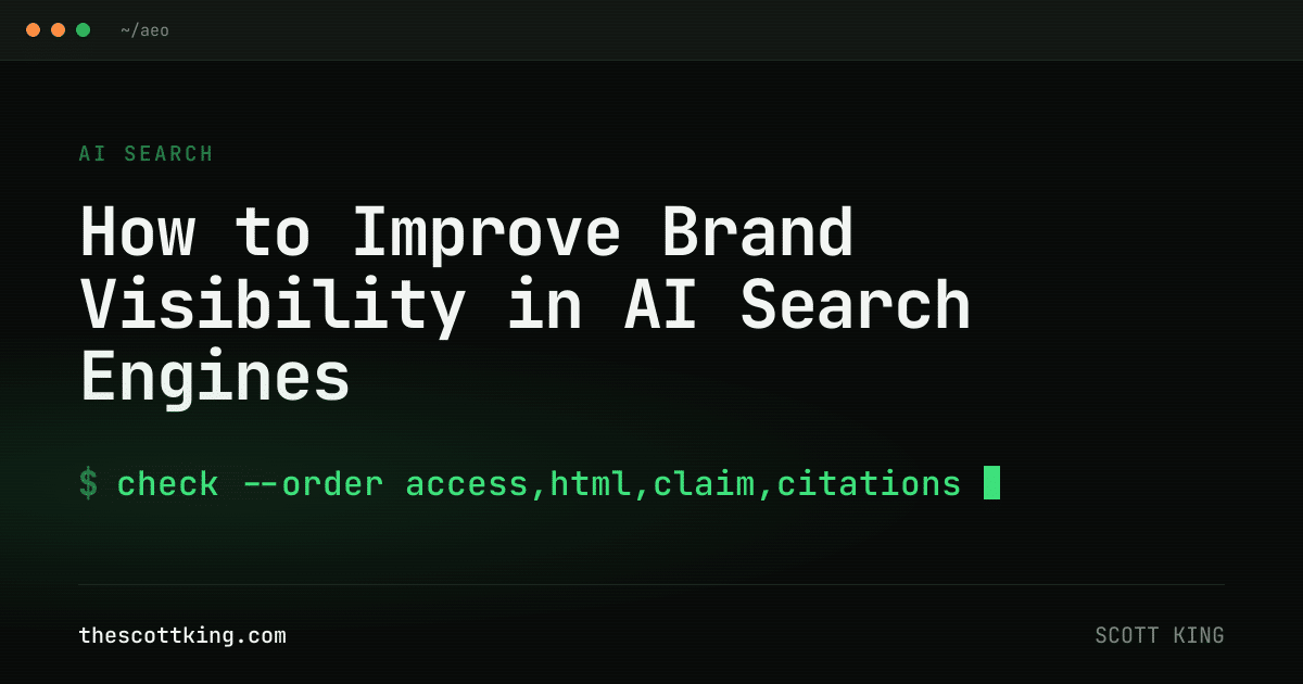 How to Improve Brand Visibility in AI Search Engines